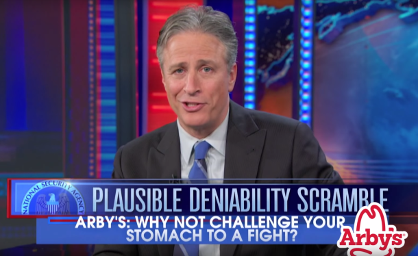 %name Arby’s pays tribute to Jon Stewart after he spent years trashing their food by Authcom, Nova Scotia\s Internet and Computing Solutions Provider in Kentville, Annapolis Valley
